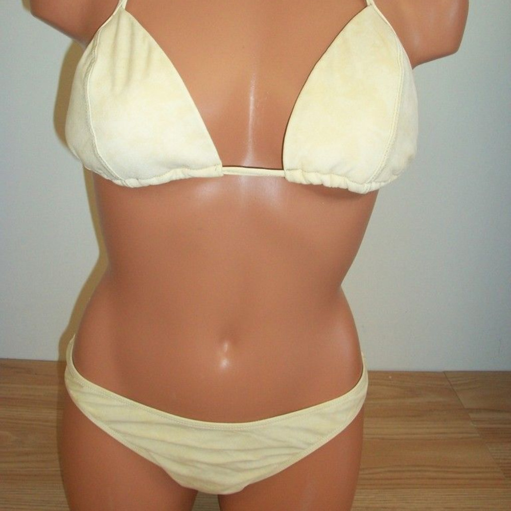 Sauvage Beige Two Piece Bikini Medium